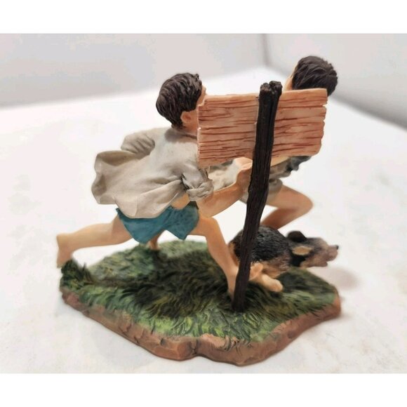 Vtg Dave Grossman Norman Rockwell No Swimming Figurine 1998 - Picture 4 of 9